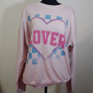 Originality Lover Heart Graphic Sweatshirt